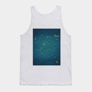 Night Sky Constellations - Draco Tank Top